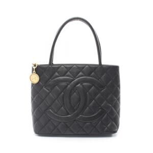 Chanel Reissue Tote Bag Caviar Leather Grained Calfskin Black